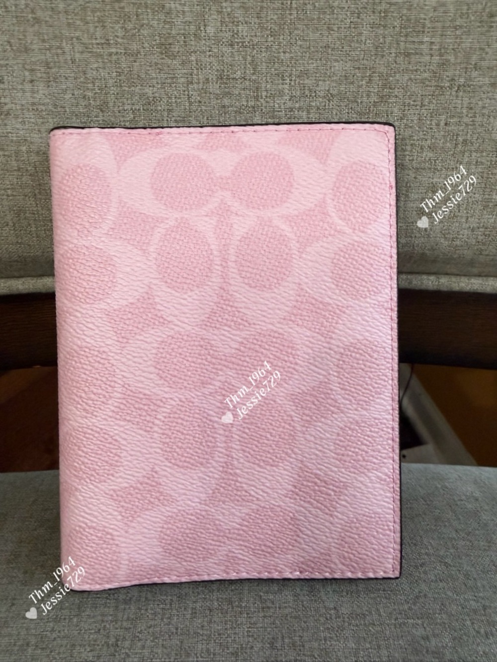 NWT!COACH Passport Card Case In Signature Canvas(CW170)fast shipping